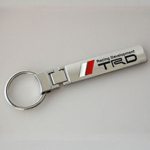 3D metal Auto keychain key ring keyring TRD Racing Development