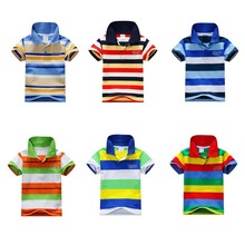 new 2015 spring fashion Retail Kid Boys Stripe Shirt Cotton Blouset for baby boy tops blouse