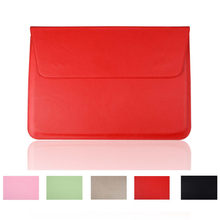 Luxury Litchi Surface pu Leather Sleeve bag For Apple Air 11 13 Laptop Pouch Cases For Mac book 13.3 inch