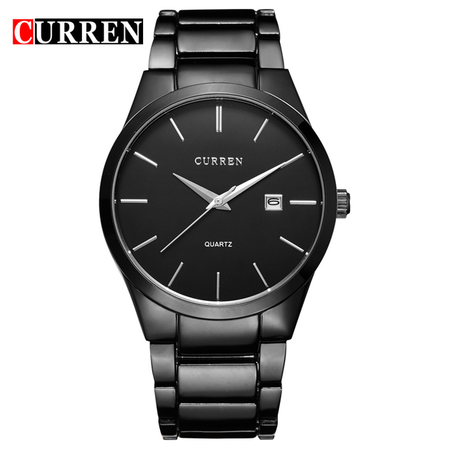 Relogio masculino CURREN Luxury Brand Аналоговый спорт Наручные Часы Отображения Даты мужская Кварцевые Часы Бизнес-Часы Мужские Часы 8106