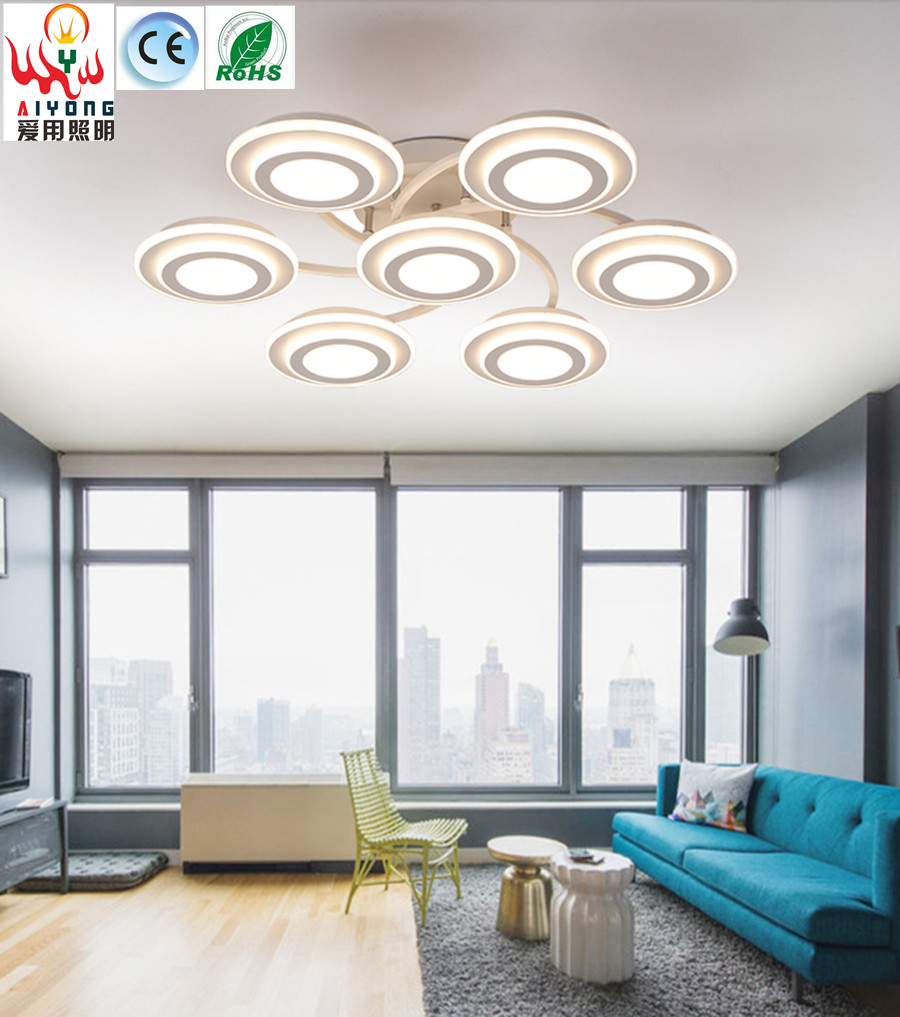 Online kopen wholesale led round glass ceiling light uit china led ...