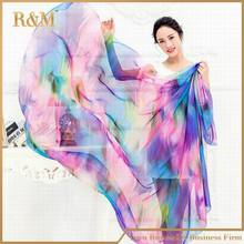 Womens Chiffon Wrap Pareo Sarong Dress Bikini Scarf Beach Bikini Swimwear Cover Up Scarf 200x140cm