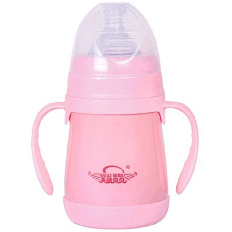 Handle Feeder For Baby Feeding Bottle Stainless Steel Milk Bottles Baby Nursing Bottle Keep Warm 4Hours Sippy Cups With Handle (10)