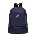Fashion New Succinct School Bag Women Waterproof Oxford Backpack Fashion Casual Travel Bag Solid Color Zipper