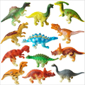12pcs set 6cm PVC Dinosaur Action Figure Toy Kids Education Toy Children birthday christmas Gift free
