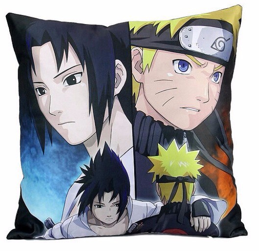 Anime Manga Naruto Shippuden Sasuke Pillow Case Cover Square