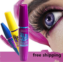 3pcs/lot blue purple yellow Colossal Mascara Volume Express Makeup Curling They’re real Mascara brand Waterproof Eyelashes