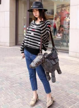 10pcs/lot Canvas Donkey Pony Slouch Shoulder bag