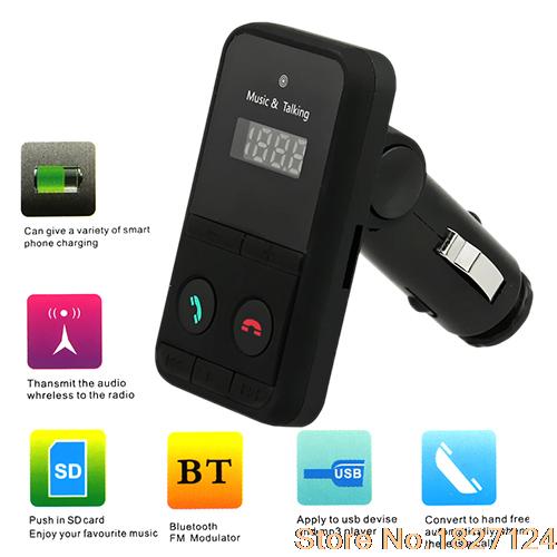 2015   Bluetooth Car Kit mp3-  FM   SD USB -  4MCH