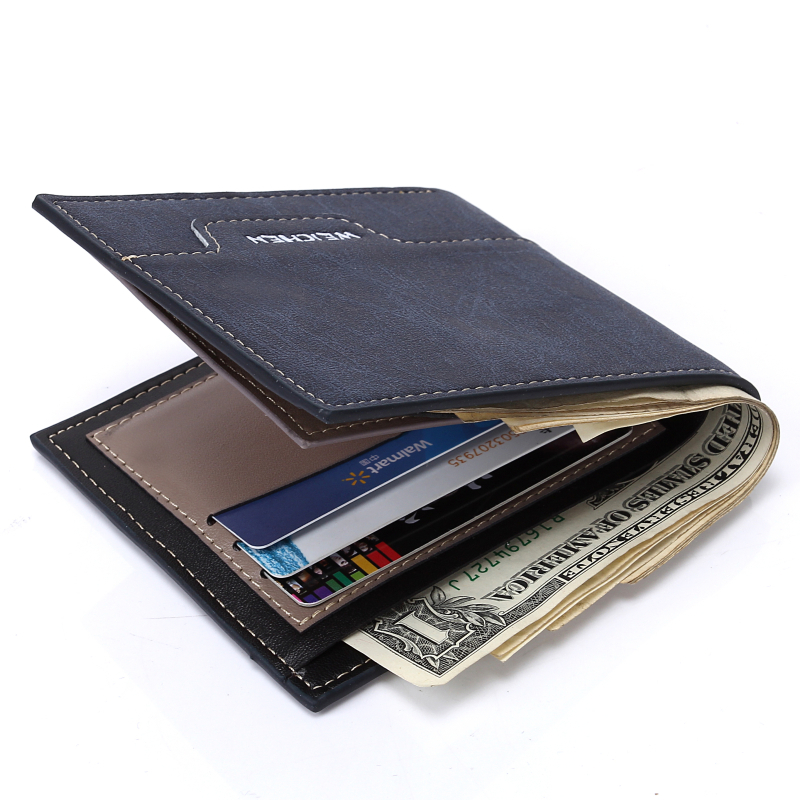 Genuine Leather Wallet Purses Men\'s Wallets Carteira Masculina Billeteras Porte Monnaie Monedero Famous Brand Man Wallets Male