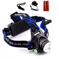 LED Headlight CREE Q5 Head lamp Torch Camping HeadLamp fishing light Flashlight Head Linterna with AC