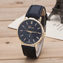 New arrival quartz watch women geneva fashion leather watch dress luxury ladies wristwatches female clocks and watches