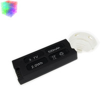 10pcs Hubsan 3.7V 520mAh LIPO battery for Hubsan X4 Camera H107D plus H107D+ 6-axis Gyro RC Quadcopter drone parts wholesale
