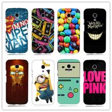 despicable me minions iron man adventure time white Hard Back Case Cover for Motorola Moto G2 G+1 2014 2nd Gen XT1068 XT1069