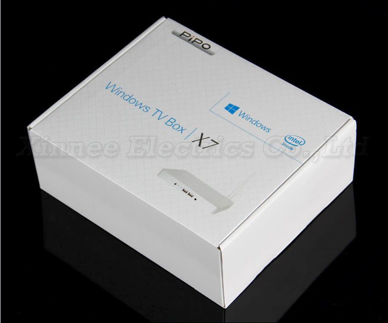 Pipo X7 Mini PC TV Box Windows 8.1 OS Intel Z3736F Quard Core 2G RAM 32G ROM Wifi Bluetooth 4.0 TF With Bing TV PlayerX75