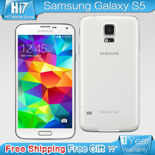 Brand New Original samsung Galaxy S5  i9600 Qualcomm Snapdragon 801 Quad Core Android 4.4 unlocked waterproof 16MP Free Shipping
