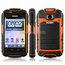 New Discovery V5 Shockproof Phone MTK6572 Dual Core Capacitive Screen Android 4 2 3G Smartphone Dual