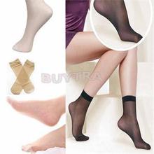 10pairs 20pcs lot Free Shipping Women Elastic Crystal Silk Socks 2014 New Spring Summer Woman Socks