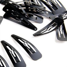 2015 Hot Sale 20pcs Baby Hair Snap Clips accessories for women Black hairgrips Barrettes Head hairpins