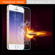 Для iphone 4 / 4S премиум закаленное стекло протектор для Apple iphone 4 4S взрывозащищенного мобильного телефона защитная пленка гвардии