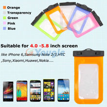 Waterproof Underwater Pouch Dry Bag Case Cover For iPhone Cell Phone Touchscreen smartphone colorful