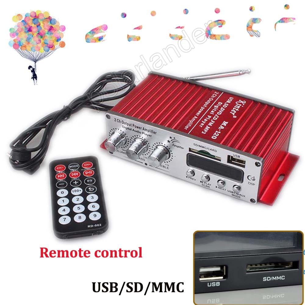 2     USB SD CD DVD FM mp3--   20WX2 RMS   