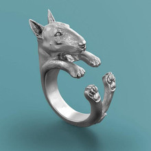 Bull Terrier Ring Free Adjustable Sinze Puppy Ring and all Pet Lovers Dog Ring –12Pcs/Lot