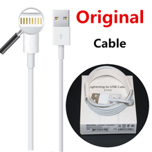 100% Genuine Original 8 Pin USB Data Sync power cord Adapter Charger cable for iPhone 5 5s 6 6s plus for iPad air for ipad ios 9
