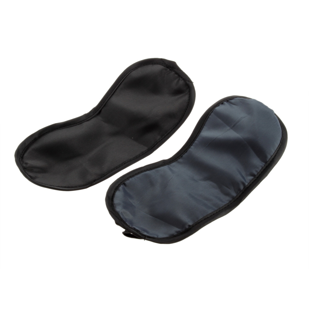 1pc Black Sleeping Eye Mask Blindfold Travel Sleep Aid Cover Light Guide Drop Shipping Wholesale 2015
