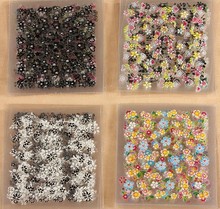 50 Sheet Pack 3D Design Tips Nail Art Stickers Decal Transfer Manicure Mix Pattern Color Flower
