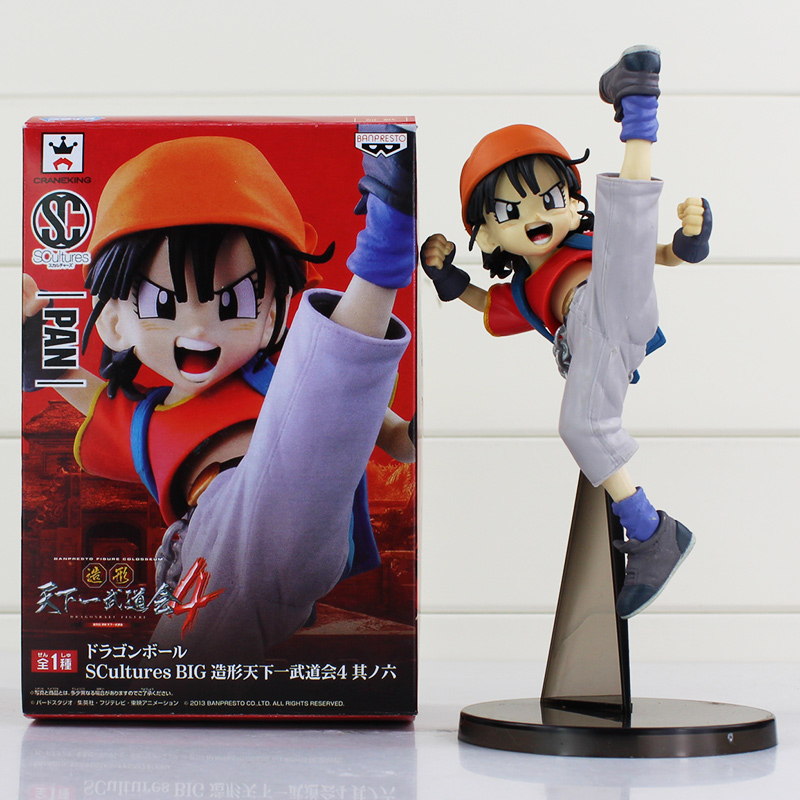 New Arrival 18cm Dragon Ball Z Pan Banpresto Scultures Figure PVC Action Figure Dragon Ball Pan Collectible Model Toy With Box