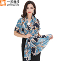 2016 Euro Luxury fashion trend chain print brand designer twill scarf shawl long soft wool for