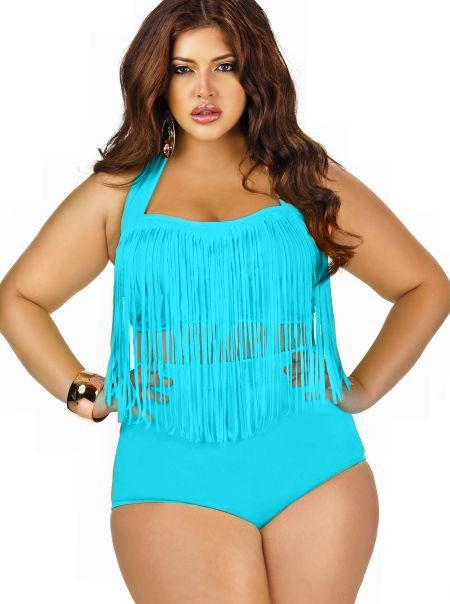 2014 High Waist Women Bikini Set Plus size Super sexy Padded Tassel Swimwear Fringe Swimsuit L-3XL 2014 High Waist Women Bikini Set Plus size Super sexy Padded Tassel Swimwear Fringe Swimsuit L-3XL
