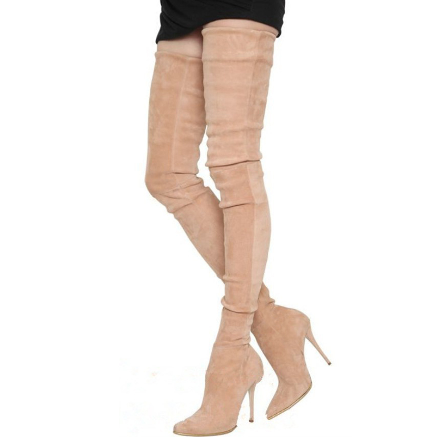 super tall thigh high boots