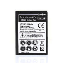 1350 мАч EB494358VU аккумулятор для Samsung Galaxy Ace S5830 Gio S5660 S5670 Pro B7510 i569 замены сотового телефона Celular Bateria