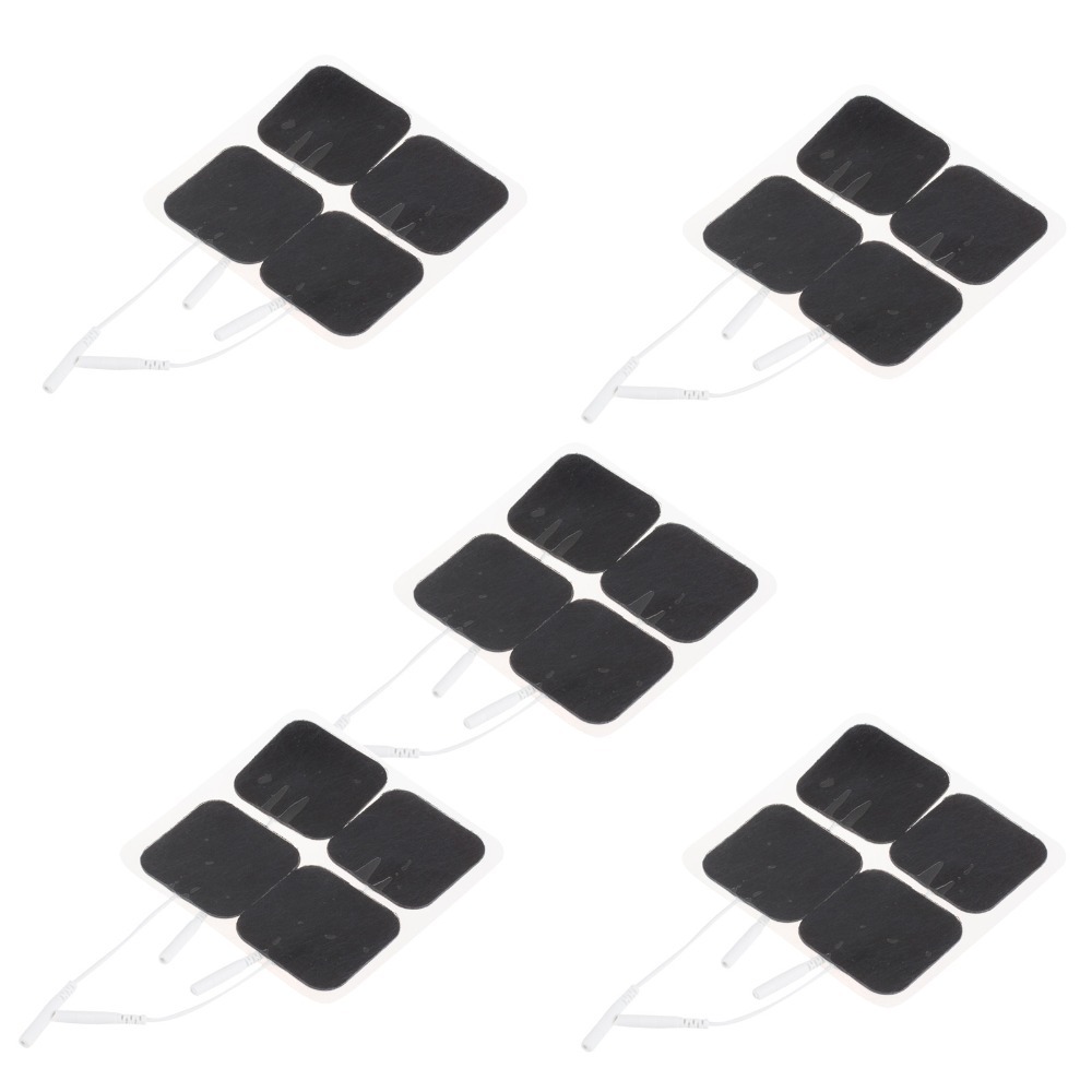 20pcs 5 5cm Electrode Pads Massage therapy high quality tens pads reusable Safety and Health