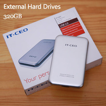 Free shipping 2.5” Slim Portable HDD 320GB Original IT-CEO USB2.0 External Hard Drives Storage Disk Plug and Play On sale