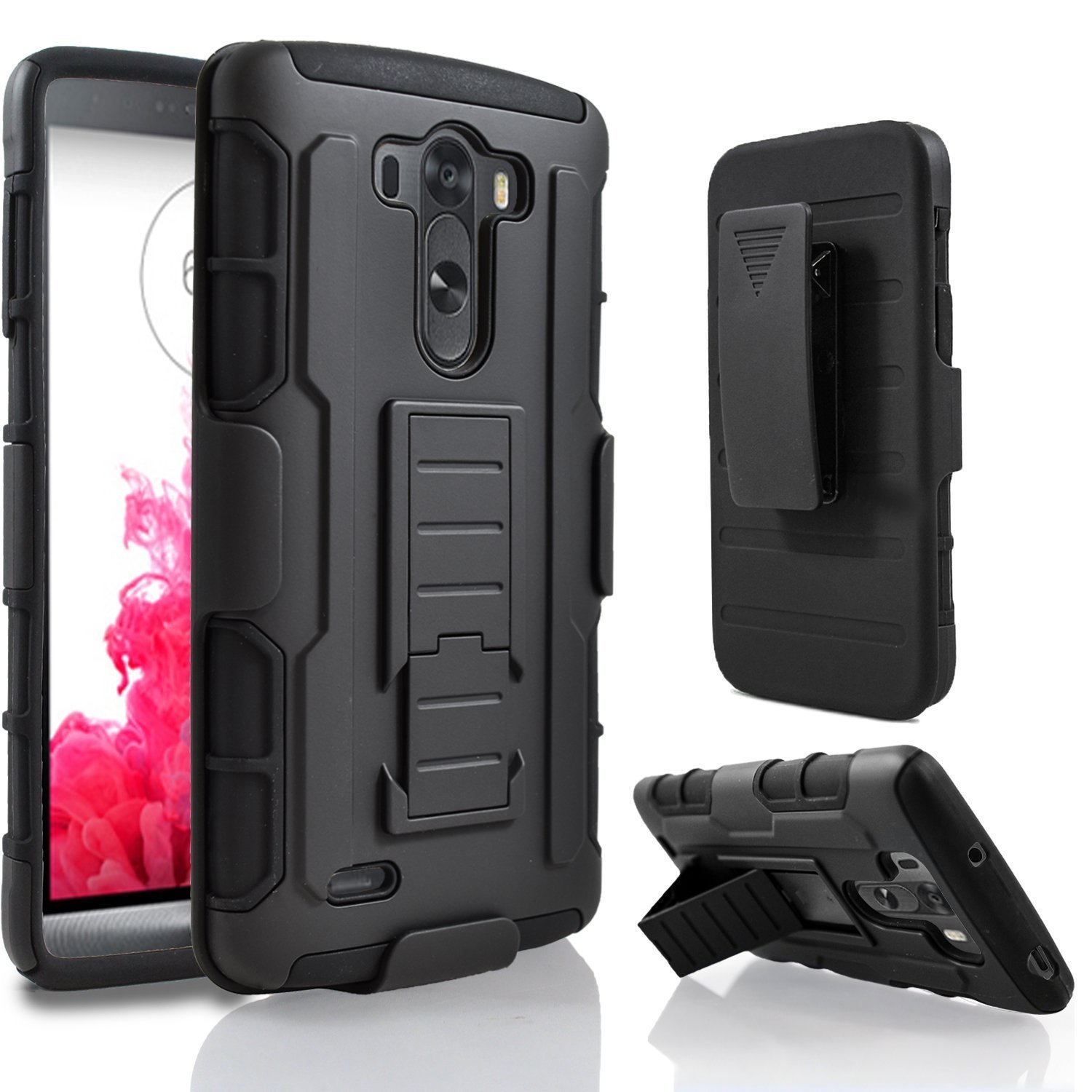 black protective holster armor impact hybrid shockproof stand for lg g3 g3 mini s beat black protective holster armor impact hybrid shockproof stand for lg g3 g3 mini s beat