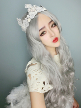 Halloween Women Vintage Lace Royal Gothic Shell Decoration Crown Tiaras Hair Accessories Headwears Women