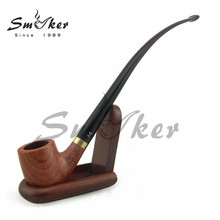 9” (23cm) Tobacco Smoking Pipe Long Classic Rosewood  Wooden Tobacco Pipe Weed Smoking Pipe Smoker