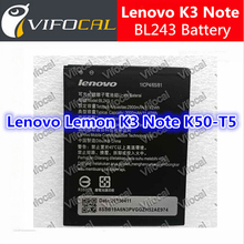 Lenovo K3 Note Battery 2900mAh BL243 100 Original New K50 T5 Cell Phone Replacement Accessory backup