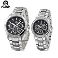 CAINO Luxury Brand Casual Women Men Wristwatch Waterproof Quartz Lovers A couple Watch romantic Couples Noctilucent