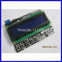 1PCS ,LCD Keypad Shield LCD1602 LCD 1602 Module Display For ATMEGA168 ATMEGA328 ATMEGA2560 ATMEGA1280 UNO blue screen