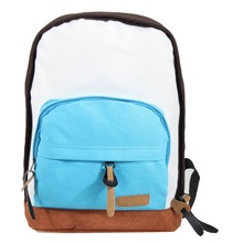 2016 Fashion Hit Color Backpack Women Handmade Canvas Schoolbags Backpack for Teenager Girls Mochila Rucksack Bag