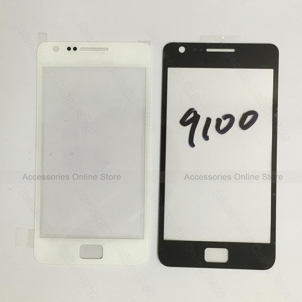 White Outer Front Lens Touch Screen Glass Panel For Samsung Galaxy S2 i9100 Tools 3M Adhesive