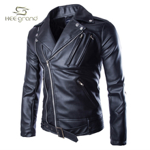 Hot Fashion Leather Jacket 2015 Men’s Leather Coats With Zippers Motorcycling Jacket Clothes Slim Fit Leather Jacket MWP168