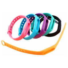 Colorful Silicone For Xiaomi Miband Wrist Band Bracelet Wrist Strap For Xiaomi Mi Band Smart Band Watch 1Pcs