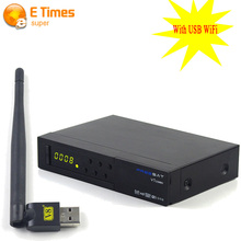 Digital tv satellite decoder Freesat V7 Combo satellite receiver DVB-S2/T2 HD+1PC WIFI full 1080P powervu support cccam youpron