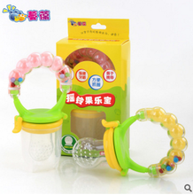 Le Bao baby rattles fruit nutrition food bags bite 4 months baby food supplement feeding tools Supplies