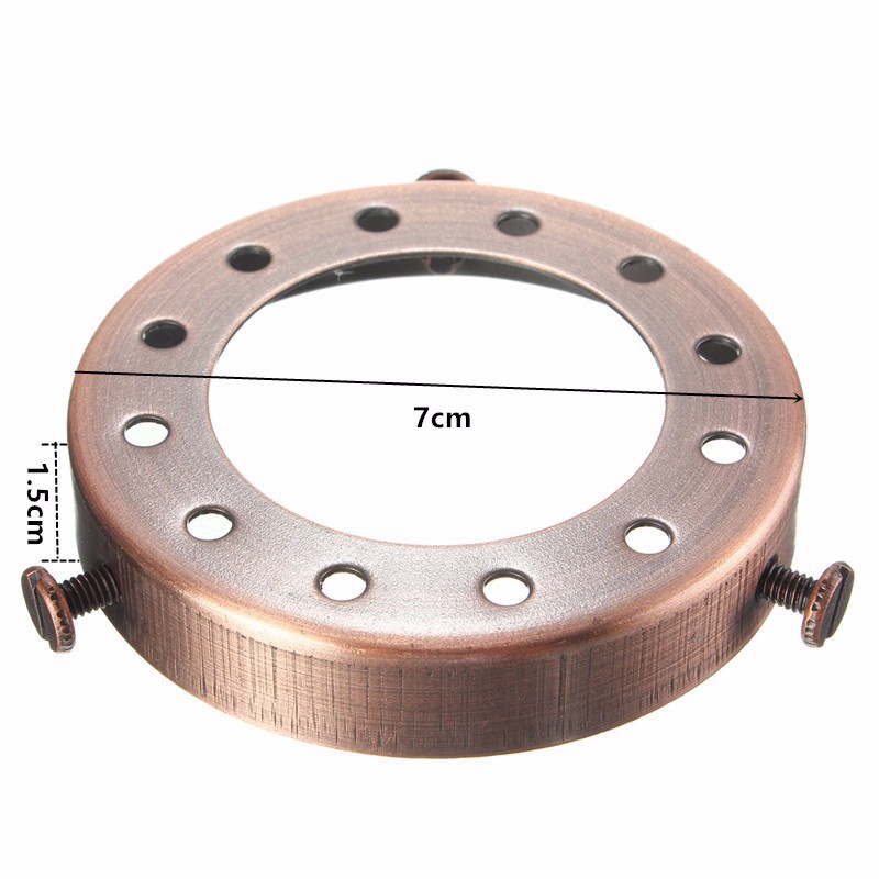 Description Picture 6 of itemSolid Brass Thread Shade Fitter Edison Industrial Retro Cap Vintage Separate Pendant Light Socket Holder Lamp Bases Dropshipping